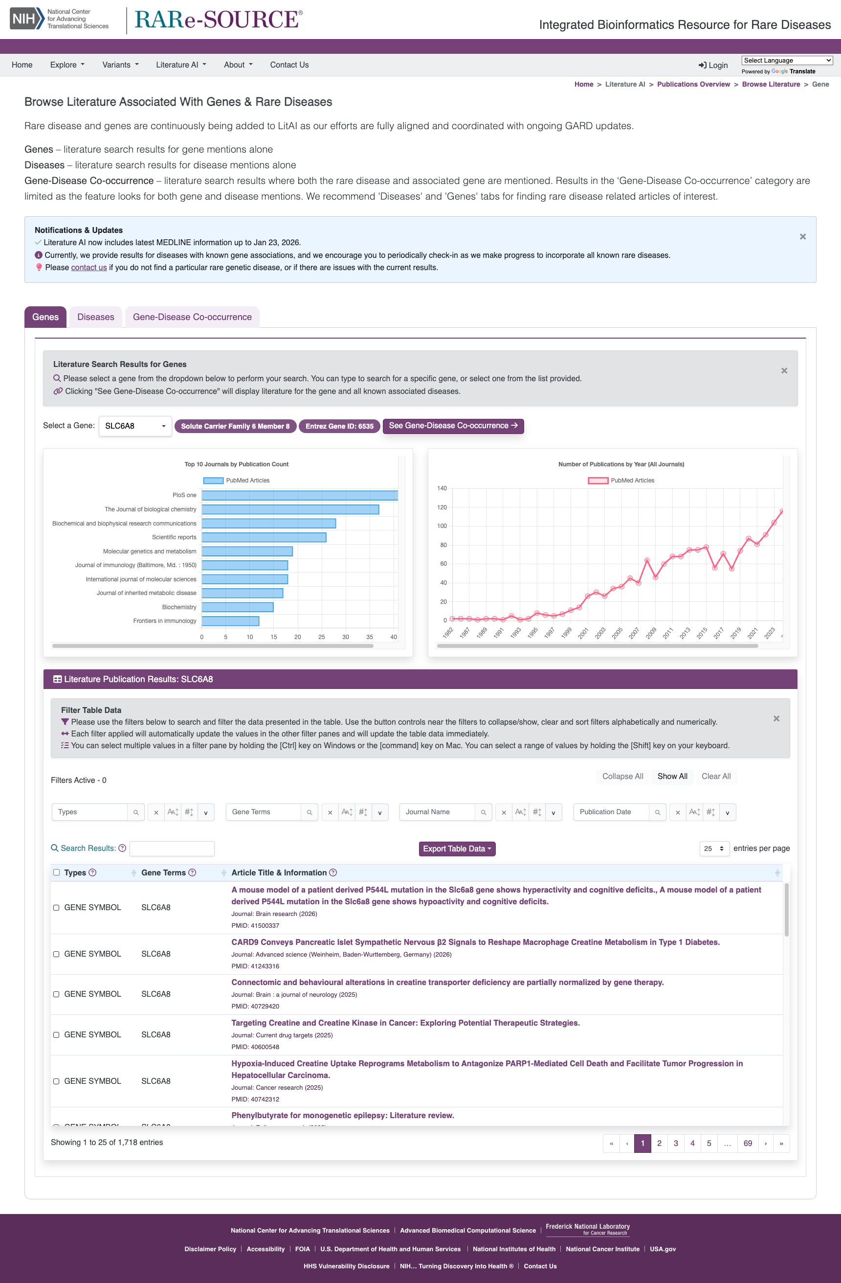 Literature AI screen
